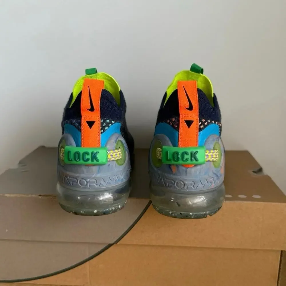 Nike Air Vapormax Flyknit ‘Deep Royal Blue’ Men Sneakers- SZ Men 6.5 - Women 8 - Picture 5 of 11